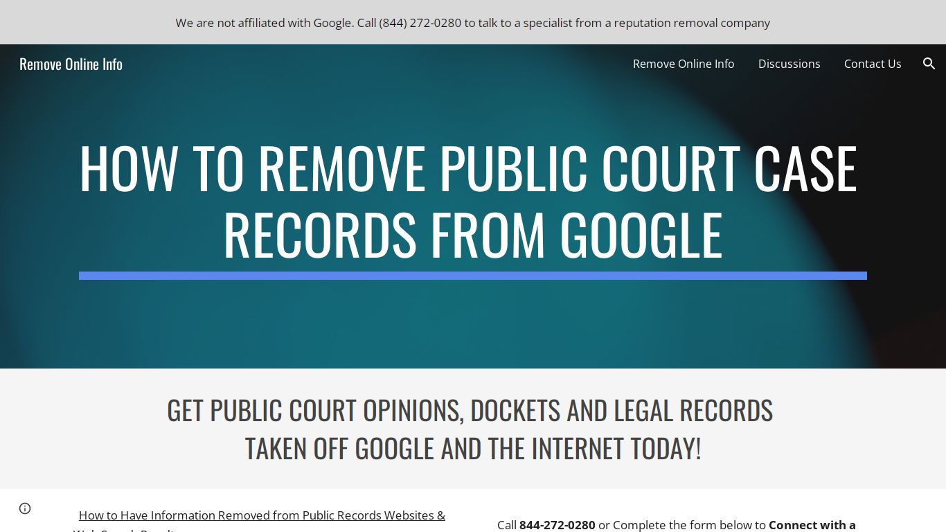 Remove Online Info - How to Remove Public Records and Court Cases from ...